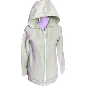 Ivivva By Lululemon Girls Full Zip Hoodie Sweatshirt Size 14 Youth Lime Green